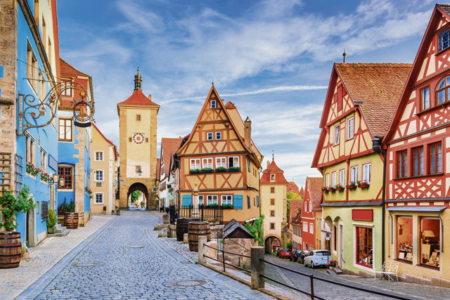 Medieval charm at Rothenburg ob der Tauber