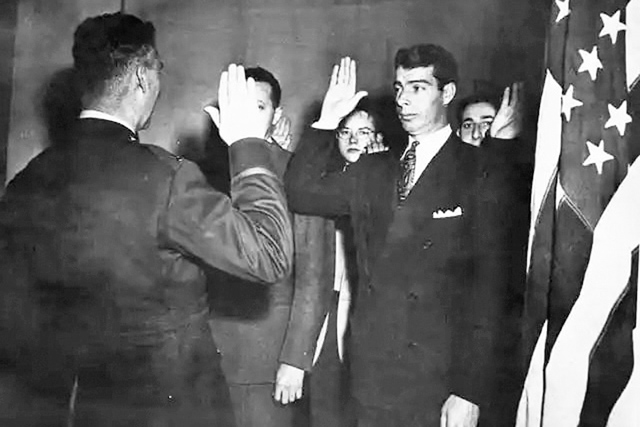 Baseball Great Joe DiMaggio also served during WWII