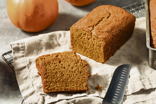 Pumpkin bread from fresh pumpkin
