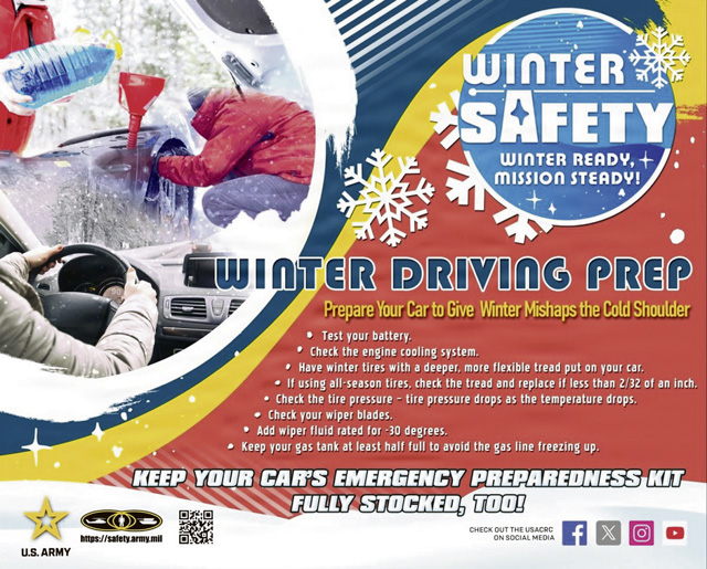 405 AFSB puts ‘the freeze’ on cold weather winter hazards with safety training, resources
