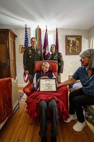 US Army Medical Readiness Command to present the Order of Military Medical Merit to WWII, Korea veteran Charles Norman Shay in Bayeux, France