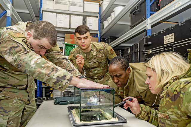 Invisible becomes tangible: Ramstein Airmen build radiation cloud chamber
