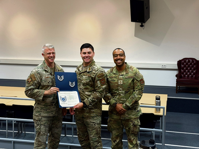 435 SFS Airman STEP promoted to technical sergeant