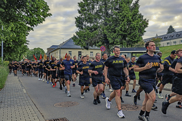 Soldiers across Baumholder pay tribute to fallen Service Members during Memorial Day Run