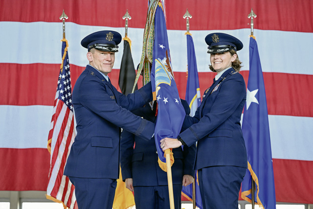 Polsinelli takes command of 521st Air Mobility Operations Wing