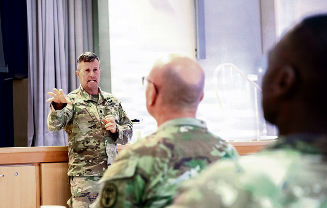 Army JAG officer urges service members, civilian employees to build ‘true wealth’