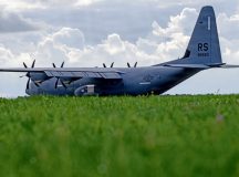 A C-130J Super Hercules, assigned to the 37th Airlift Squadron at Ramstein Air Base,
Germany, is parked on the flight line at 33rd Air Base, Poland, Sept. 14, 2026. The 37th AS
supported Hussar Saber 26-4, a bilateral exercise focused on tactical airlift and airdrop
operations between NATO Allies and partners. (U.S. Air Force photo by Airman 1st Class
Joseph Curzi)