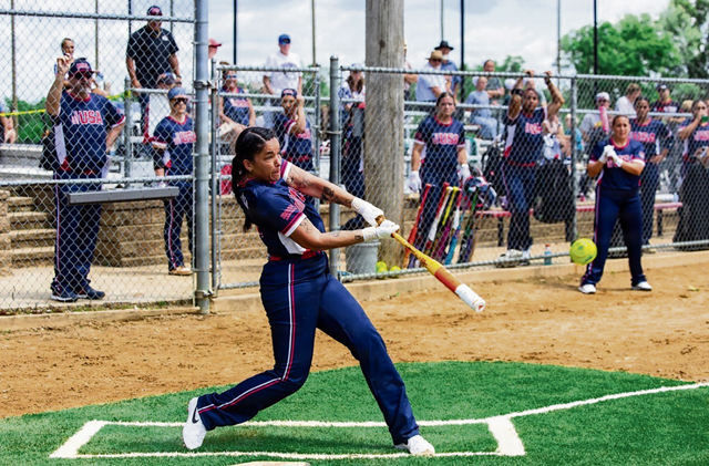 Army NCO throws Team USA curveball, serves with pride